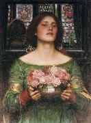 John William Waterhouse Gather Ye Rosebuds While Ye May... oil painting